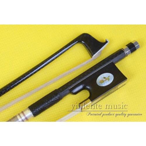 One 103 # violin bow High Quality 1pcs Carbon fiber 4/4 Violin Bow Style bone Straight