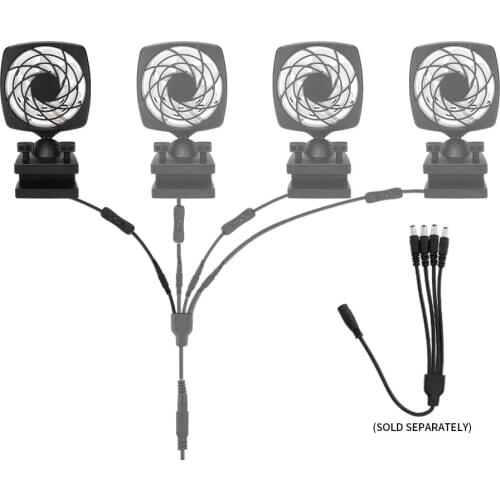 Aquarium Fish Tank Cooling Fan System Coral Tank Water Temperature Reduce Marine Aquarium Cooler 100V~240V