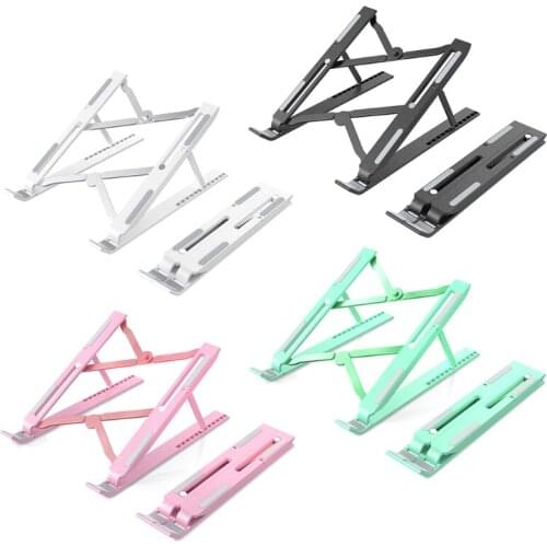 Protable Foldable Laptop Stand Adjustable Notebook Holder Support for Computer Tablet Riser