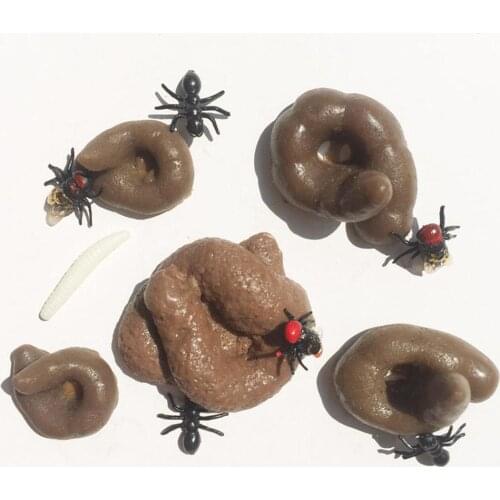 Realistic Funny Shit Toy Props April Fools Day Anti Pressure Artificial
