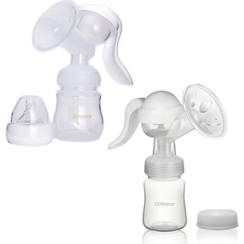 Manual Breast Pump Nursing Milk Maker Baby Nipple Suction Feeding Milk Bottles Maternal Supplies for Travel