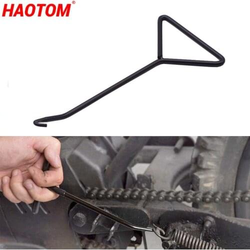 1PCS Exhaust Stand Puller Stainless Steel Tools Motorcycle Bicycle T-Handle Spring Hook Motorcycle Accessories Parts