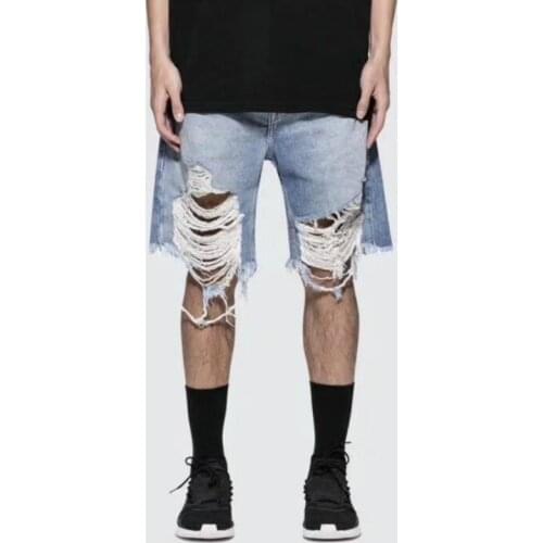 SLASKUST Men's Denim Shorts