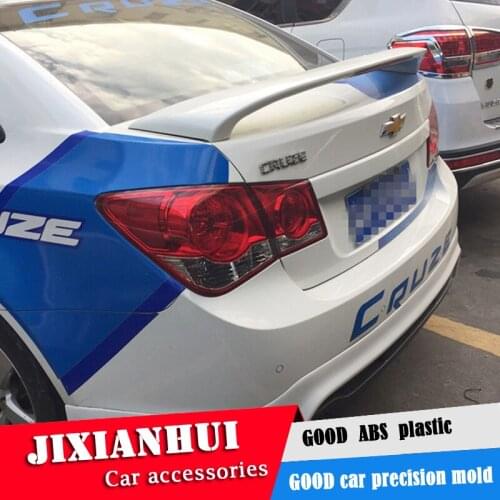 For Cruze Spoiler 2009-2013 Chevrolet Cruze DKK Spoiler ABS plastic Material Car Rear Wing Color Rear Spoiler
