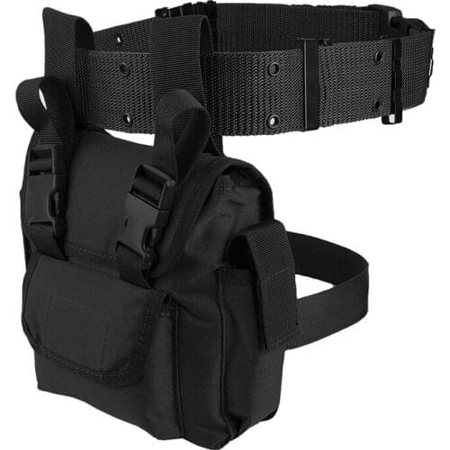 Molle Drop Leg Bag Military 1000D Nylon Waterproof Men Tactical Range bag Waist Pack Leg Travel Belt Bag Hiking Hunting Cycling