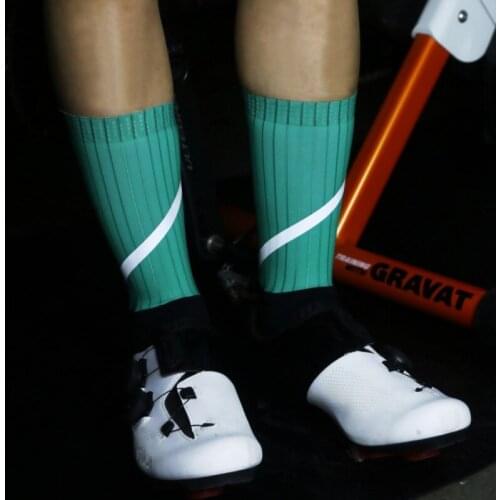 Reflective Cycling Socks Men Women Breathable Funtion Fabric Bicycle Bike Outdoor Sport Socks Anti Slip Hiking Running Socks