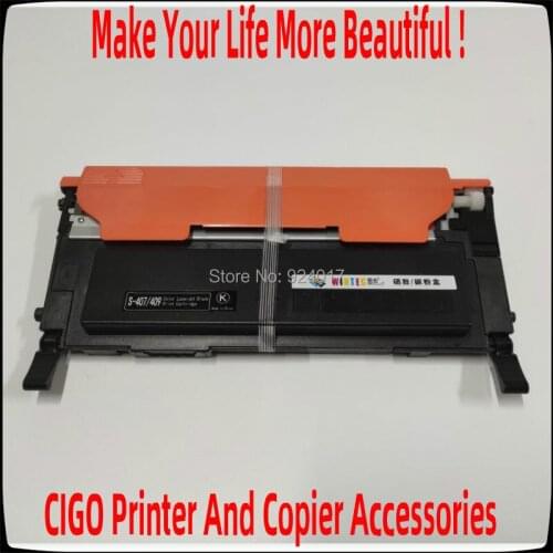 Compatible Samsung CLT-K407S CLT-C407S CLT-M407S CLT-Y407S Toner Cartridge,Refill Toner For Samsung Clt K407S C407S M407S Y407S
