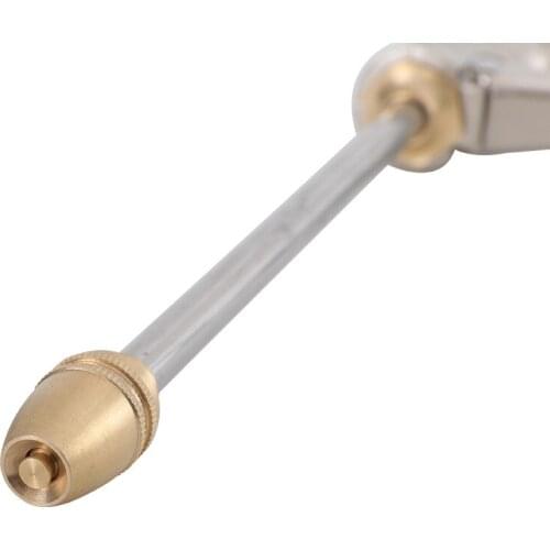 Lengthened pure copper car wash water gun bullet nozzle water gun electroplating aluminum alloy spray gun car wash water gun