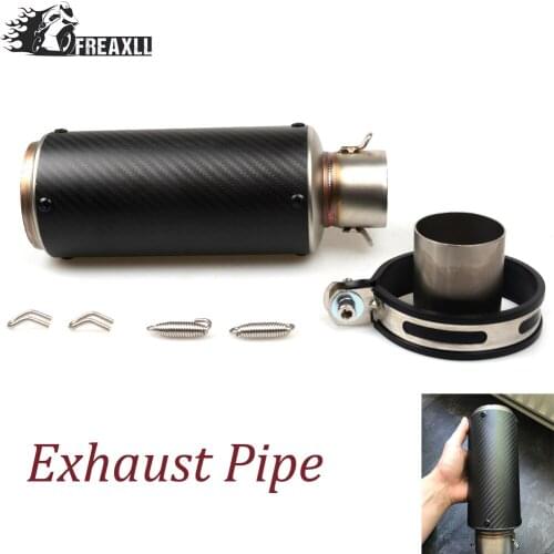 51MM Universal Motorcycle Exhaust Pipe Scooter Modified Carborn Firber Muffler exhaust pipe For KAWASAKI zx10r for BMW S1000RR