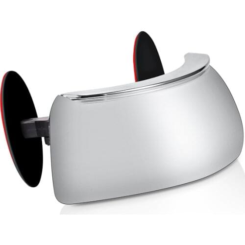 Universal Motorcycle Windscreen 180 degree Wide Angle Rearview Mirror Old School Bobber Touring Scooter Offroad