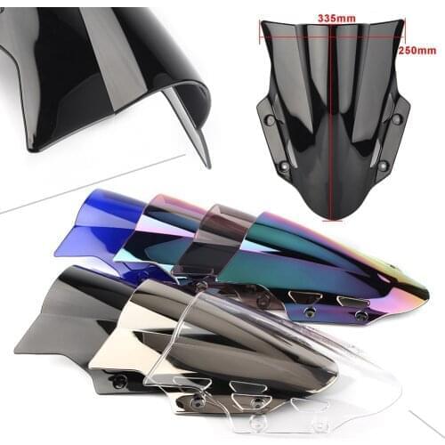 Windshield Windscreen Double Bubble for Suzuki GSX250R GSXR 250 2017 2018 Motorcycle ABS Plastic Accessories