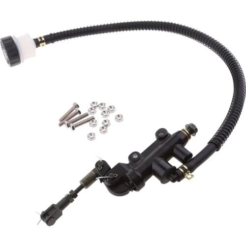 Rear Foot Disc Brake Master Cylinder Pump 450mm and Reservoir for Motorcycle ATV