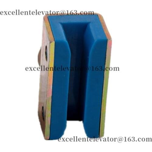 66*10 Elevator Guide Shoe Liner Length 66 mm For 10 mm wide rail Right angle