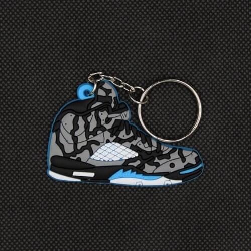 1pcs Grey Black Blue Plush Keychain Cute Cartoon Pendant Holder For Boys Girls Figure Accessory Pendant
