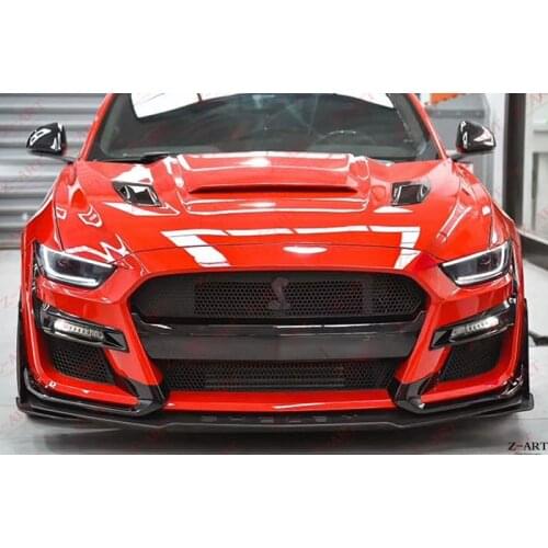 2020 Z-ART for Mustang GT500 front bumper retrofit body kit Mustang body kit new GT500 body kit for Mustang 2015-2017