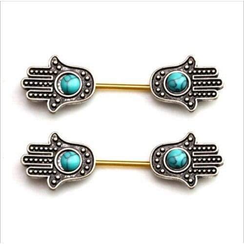 316L Surgical Steel Palm Nipple Ring Body Piercing