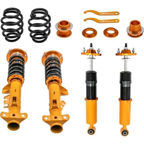 Coilovers Shock Absorbers for BMW E36 3Series 318is 320i 323i 325ic 328i M3 90-99 Front Rear Camber Plate Spring