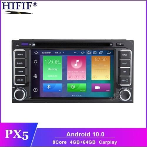 Android 10 IPS Octa Core Car DVD Player for Toyota RAV4 Corolla EX Vios Vitz Hilux Terios Avanza Fortuner Prado with Radio GPS