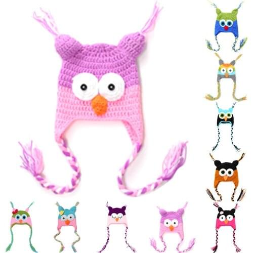 Baby Crochet Hat Warm Baby Velvet Comfortable Custom Baby Hat Newborn Photography Props Handmade Crocheted Baby Hat