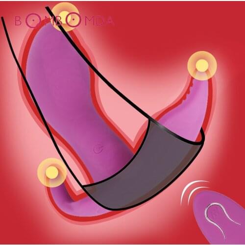 For Women Female Masturbator Clitoris Stimulator Massager Double Head Wearable Vibrator Remote Control Erotic 10 Speeds Sex Toy