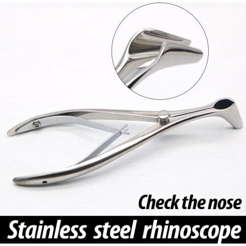 Stainless steel endoscope nasal speculum dilator expansion forceps home adult child ear reamer nasal examination