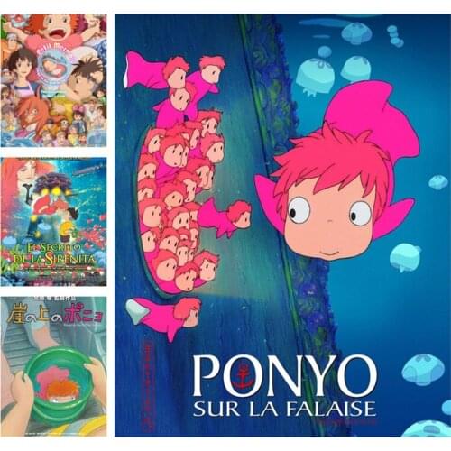 Painting Mural Diy Diamond Cross Stitch On The Cliff Anime Picture 5d Embroidery Mosaic Handmade Home Decoration Gift