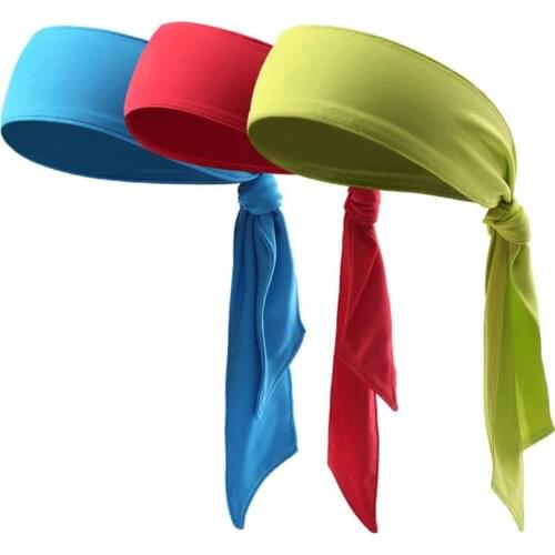 Fashion Unisex Sport Sweat Sweatband Headband Tennis Gym Stretch Head Hair Band unisex fitness lover running cycling walk supply