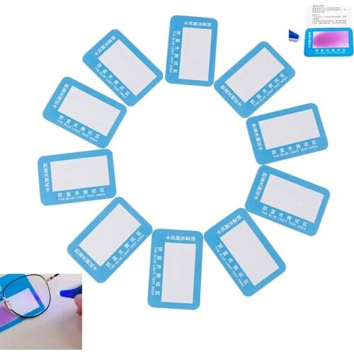 10pcs/lot Glasses to check Polarized test card help you to check you Sunglasses Polarized or not