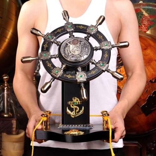 Office desk feng shui home decoration accessories zhuanyun living room decoration anime decorations crafts hand rudder desk