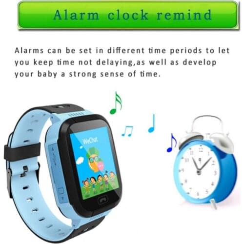 Q528 gps kids smart watch with camera and sim card security 400mah touch color screen