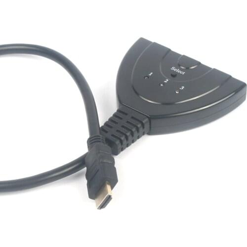 1080P HDMI Port MALE to 3 FEMALE Splitter Cable 3 IN 1 OUT for HDTV DVD Xbox 360 HDMI TO 3 IN 1