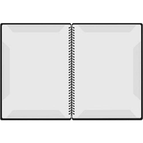 A4 Music Binder 2-Sided Spread Anti-reflective 20 Pages Sheet Music Storage Folder for Musician Music Binder 2-Sided Spread Anti