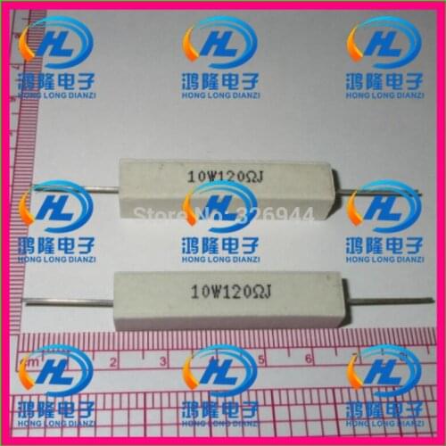 10pcs/lot) 10W 120 ohm +/-5% / 10W 120 ohm 5% / 10W 120RJ