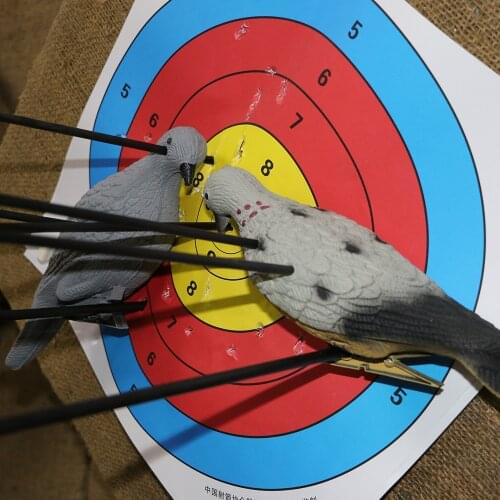10pcs/lot Archery 3D Animal target Pigeon bait EVA foam hollow shooting target For outdoor hunting Training empty inside