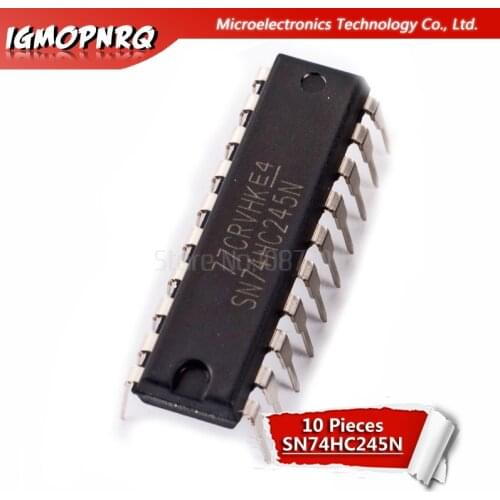 10PCS SN74HC245N DIP20 SN74HC245 DIP 74HC245N 74HC245 new and original IC