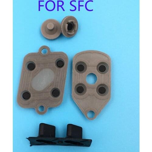100Sets For Super NES Nintendo SNES Conductive Rubber Silicone Pads buttons Controller Repairs for Nintendo SFC