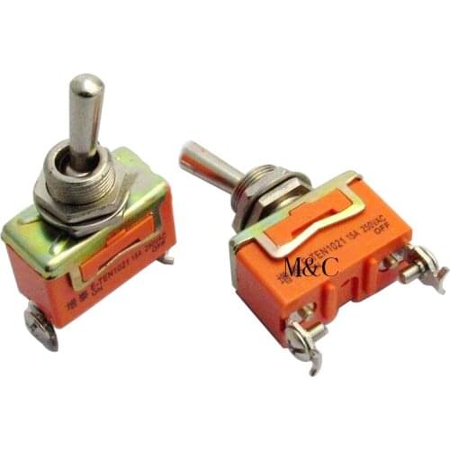 5PCS Heavy Duty 20A 125V SPST 2 Terminal ON/OFF Toggle Switch Waterproof Boot