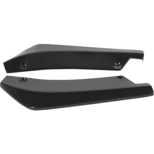 Parasol coche auto Rear Bumper Lip Diffuser Spoiler Anti-Scratch Protector Glossy Black Universal for Car car accessories