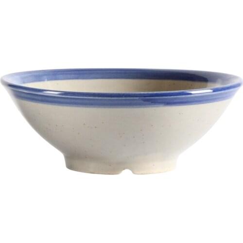 Antique earthenware bowl antique wine bowl household ceramic steamed bowl restaurant Meicai braised meat bowl hot pot soup bowl