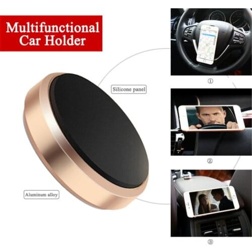 Car Phone Holder Magnetic Universal Magnet Phone Mount For IPhone X Xs Max Samsung In Car Mobile Cell Phone Holder Stand