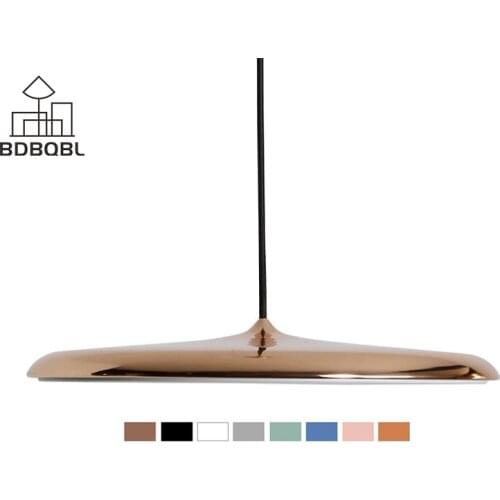 BDBQBL Modern Pendant Lights Flying Scucer Ceiling Hanglamp E27 LED Acryl Hanging Lamp for Dining Room Living Room Study Parlor