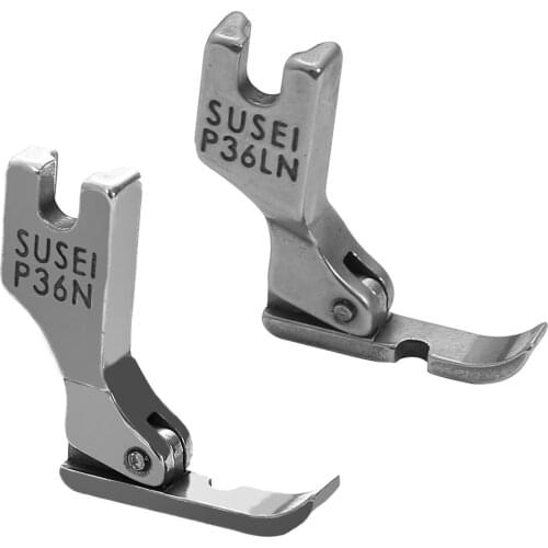 Household Sewing Machine Accessories 2PC/Bag P36N/P36LN Left/Right Unilateral Presser Foot Ordinary All-Steel Zipper Foot