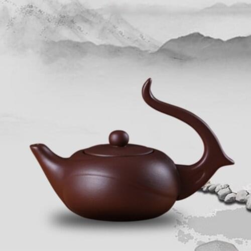 110ml Purple Clay Teapot Yixing Handmade Zhuni Xiaotianxian Teapot Tea Maker Flower Teapot Ceramic Tea Set Kung Fu Teapot