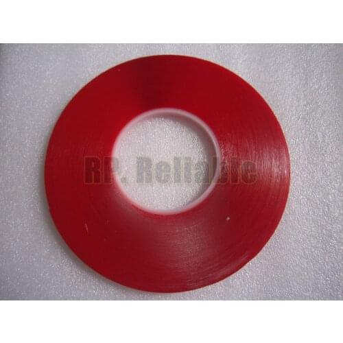 5x 5mm*33 meters*0.8mm Double Sided Transparent Acrylic Glue Adhesive Tape for Auto Glass Metal Car Track Shim Attachment