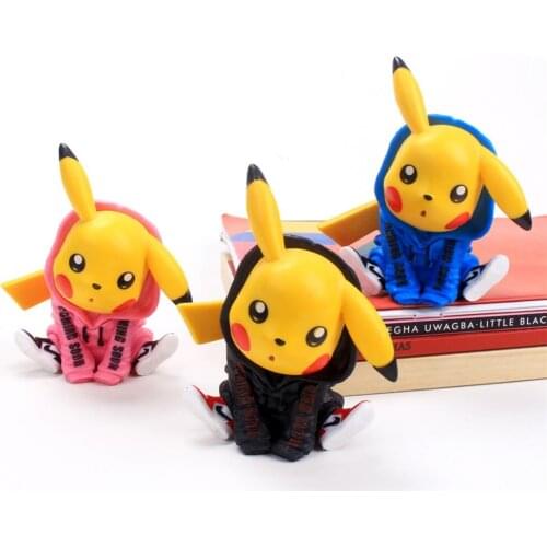 Pokemon toys 12cm Figures Dolls Toy Collection pikaqiu Different Series Trendy Pikachu Model Anime For kid Collection Gift