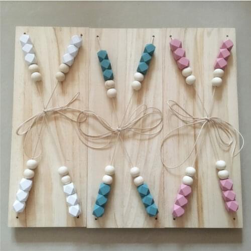 INS Nordic Style Nursery&Kids Decor Storage Shelf Rack Wall Hanging Wood Toys Model Baby Kid Room Furnish Artic Home Decoration