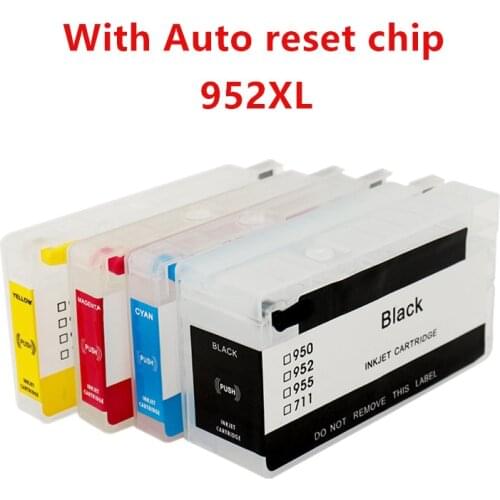 Empty refill 952XL Refillable Ink Cartridge For HP 952 for hp951 Officejet Pro 7740 8210 8216 8702 8710 8715 8720 8725 8730 8740