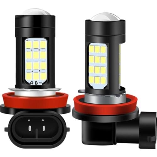 H4 H7 H8/H11 H16 P13W Car LED Fog Light Bulbs Extremely Bright 2835 42 SMD Xenon White 6500K 1500 Lumens DRL 12V