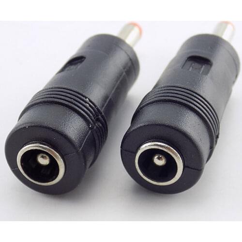 New 1/5/10pcs DC Female to Male DC Power Adapter 5.5x2.1 mm to 3.5x1.35 mm Connector plug Laptop Computer Cables H10