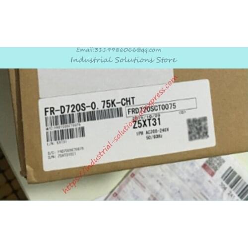 New Input 1 PH 220V Output 3 PH FR-D720S-0.75K-CHT Simple Type Variable Frequency Drive Inverter 200~240V 4.2A 0.75KW 0.2~400Hz